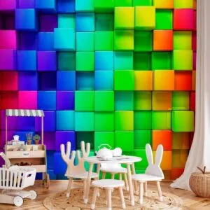 Fotobehang - Colourful Cubes