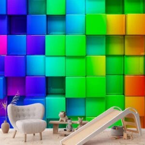 Fotobehang - Colourful Cubes