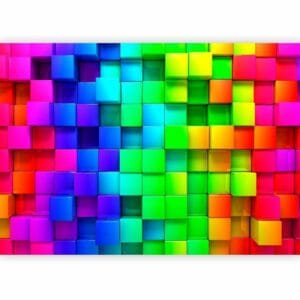 Fotobehang - Colourful Cubes