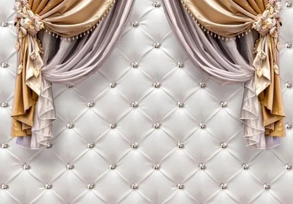 Fotobehang - Curtain of Luxury