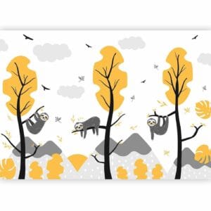 Fotobehang - Cute Sloths