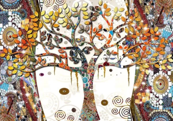 Fotobehang - Decorated Tree