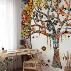 Fotobehang - Decorated Tree