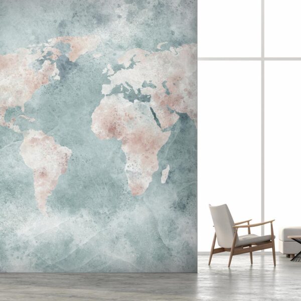 Fotobehang - Delicate Map