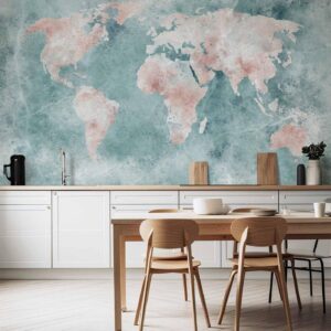 Fotobehang - Delicate Map