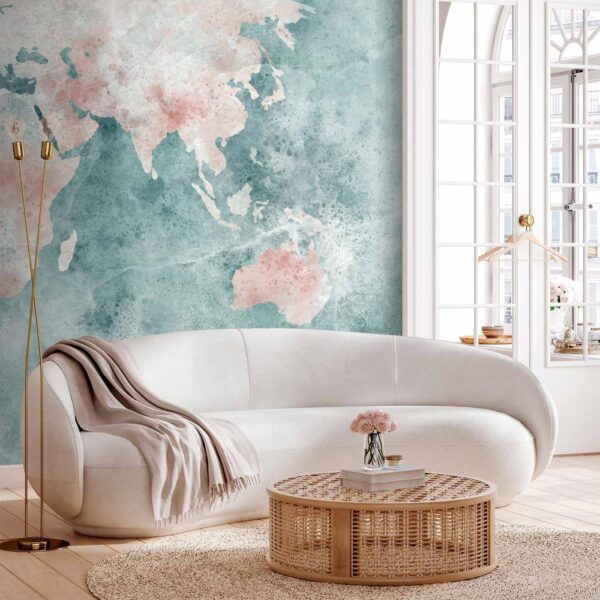 Fotobehang - Delicate Map