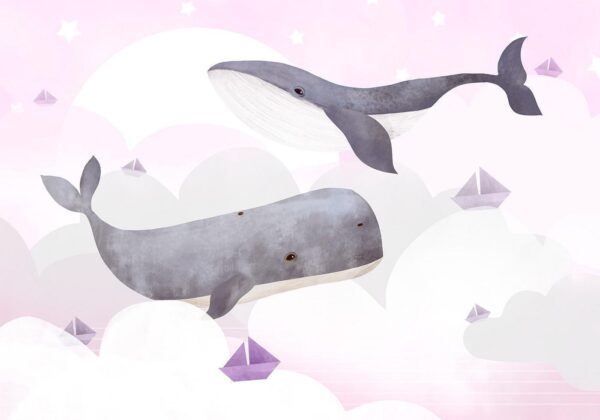 Fotobehang - Dream Of Whales - Second Variant