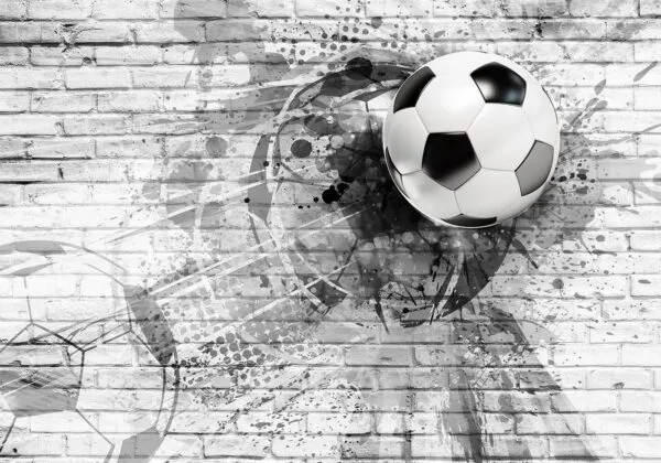 Fotobehang - Dynamic Football