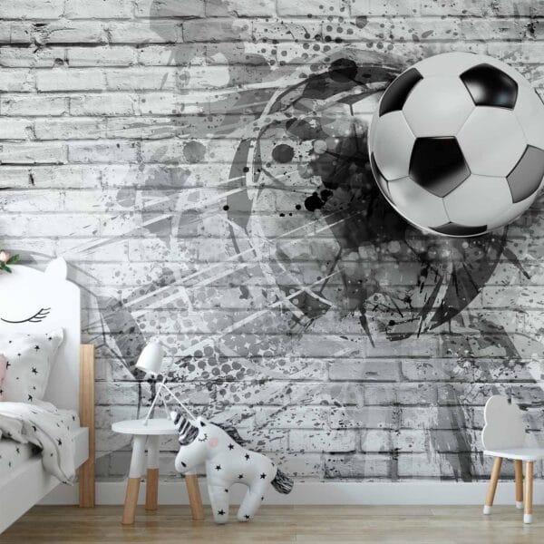 Fotobehang - Dynamic Football