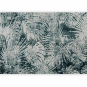 Fotobehang - Exotic nature in the jungle - floral landscape with leaves with patterns