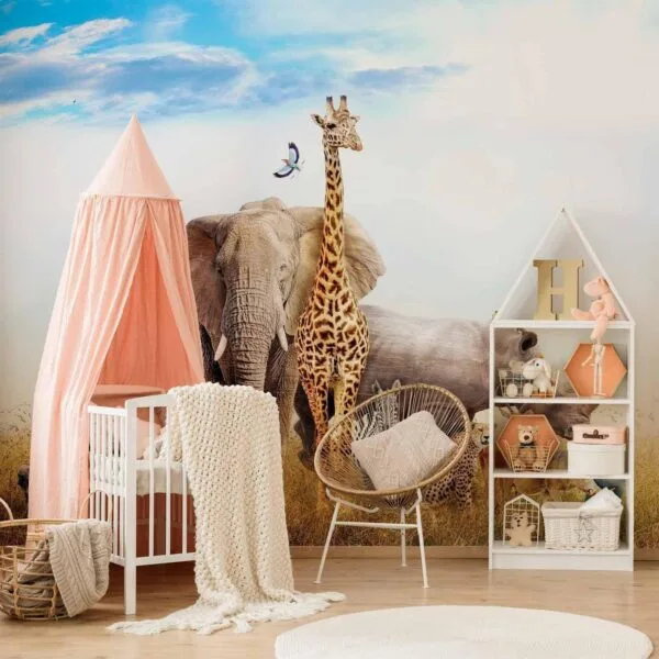 Fotobehang - Fauna of Africa
