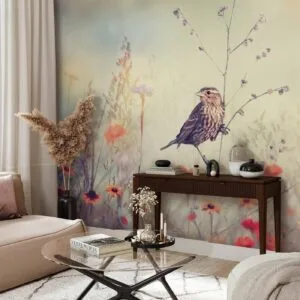 Fotobehang - Field Bird