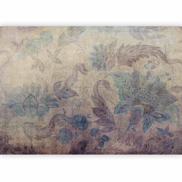 Fotobehang - Floral decorations - plant motif with ornaments in vintage style
