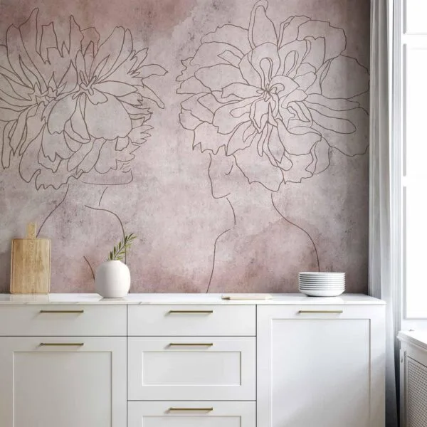 Fotobehang - Floristic Fresco