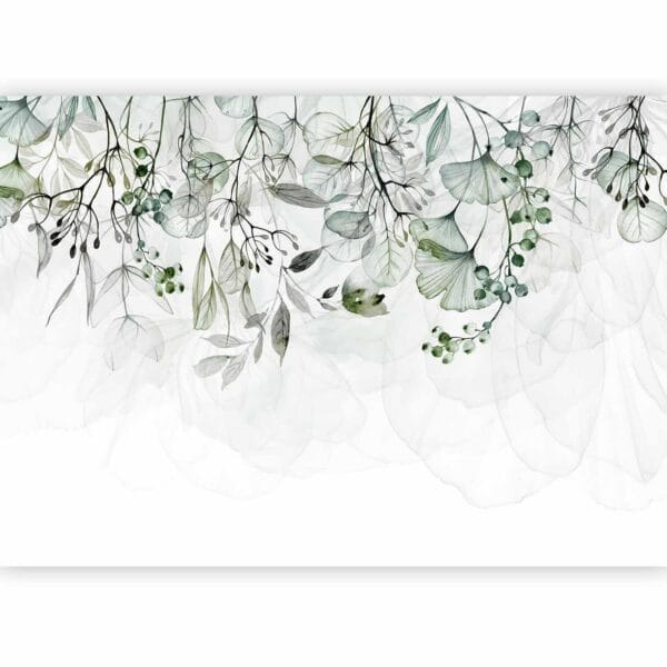 Fotobehang - Foggy Nature - Green