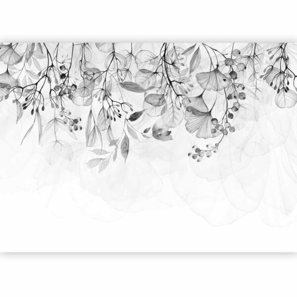 Fotobehang - Foggy Nature - Grey