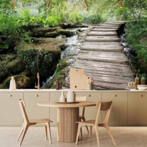 Fotobehang - Forest path