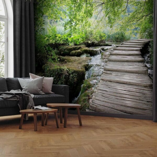 Fotobehang - Forest path