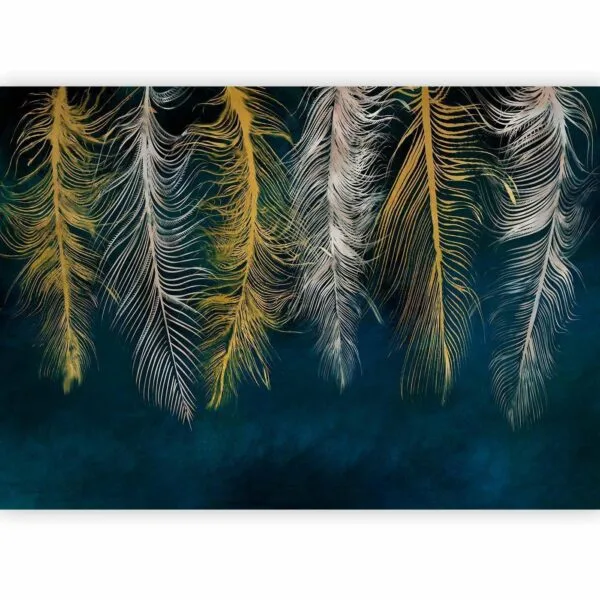Fotobehang - Gilded Feathers