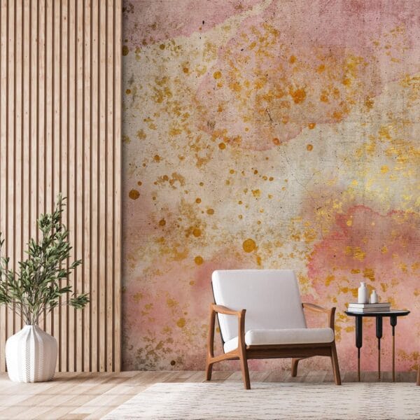 Fotobehang - Golden Bubbles