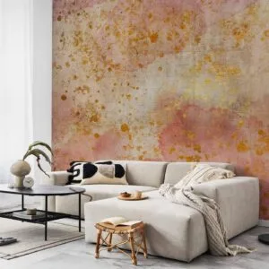 Fotobehang - Golden Bubbles