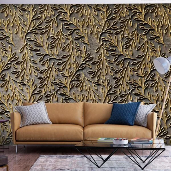 Fotobehang - Golden Decorations