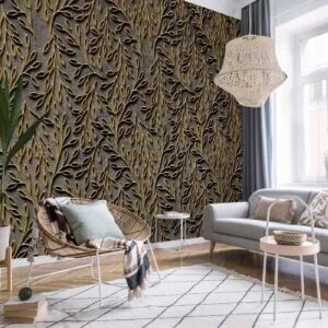 Fotobehang - Golden Decorations