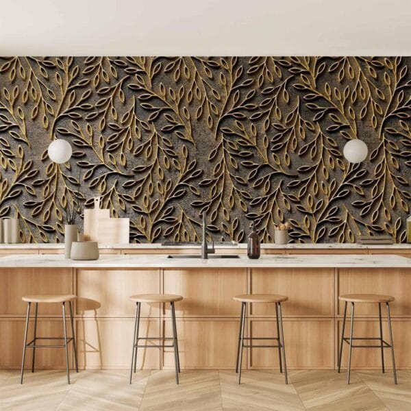 Fotobehang - Golden Decorations