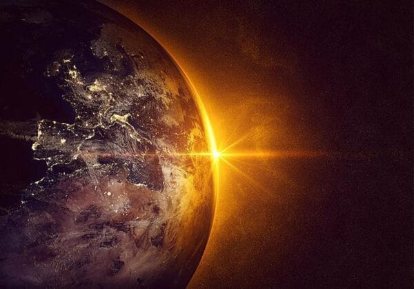 Fotobehang - Golden Earth