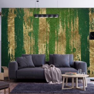 Fotobehang - Golden-Green Expression