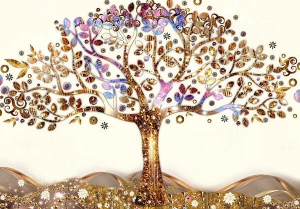 Fotobehang - Golden Tree