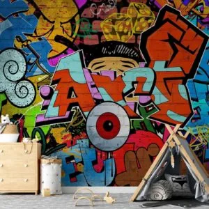 Fotobehang - Graffiti art