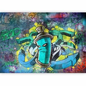 Fotobehang - Graffiti maker