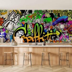 Fotobehang - Graffiti on the Wall