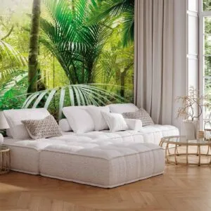 Fotobehang - Green alley