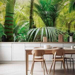 Fotobehang - Green alley