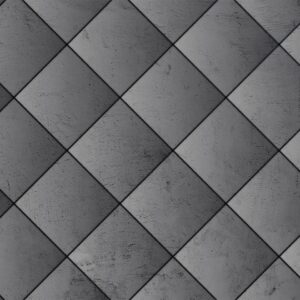 Fotobehang - Grey symmetry - geometric pattern in concrete pattern with black joints