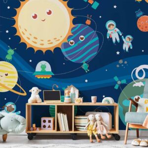 Fotobehang - Happy Planets