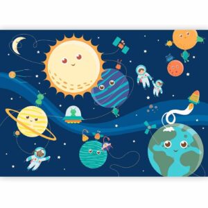 Fotobehang - Happy Planets