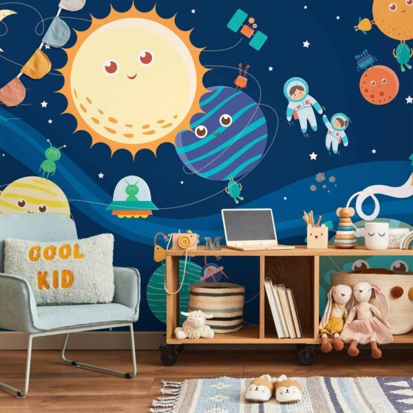 Fotobehang - Happy Planets
