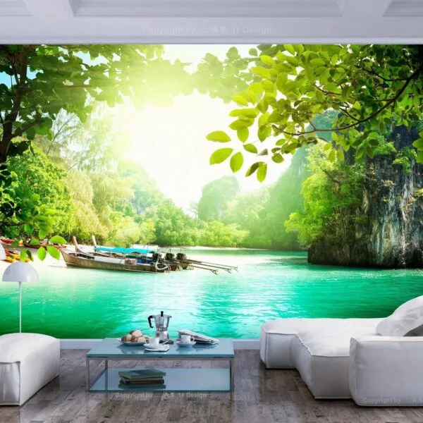 Fotobehang - Heavenly landing