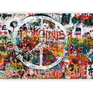 Fotobehang - Hippie Graffiti