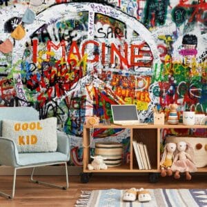 Fotobehang - Hippie Graffiti