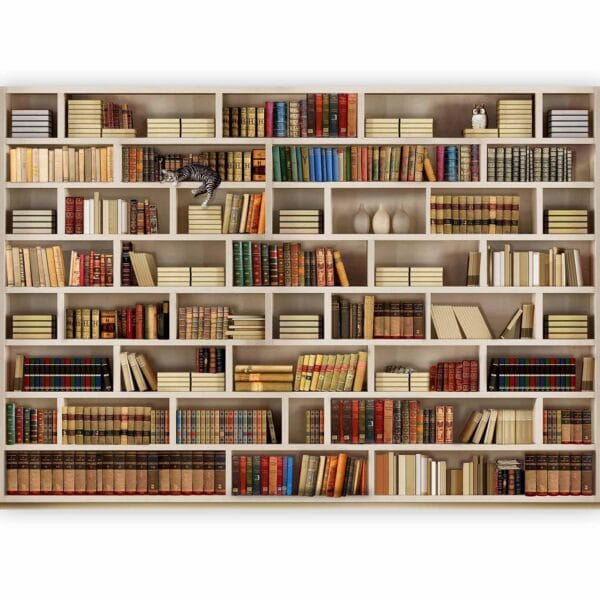 Fotobehang - Home library