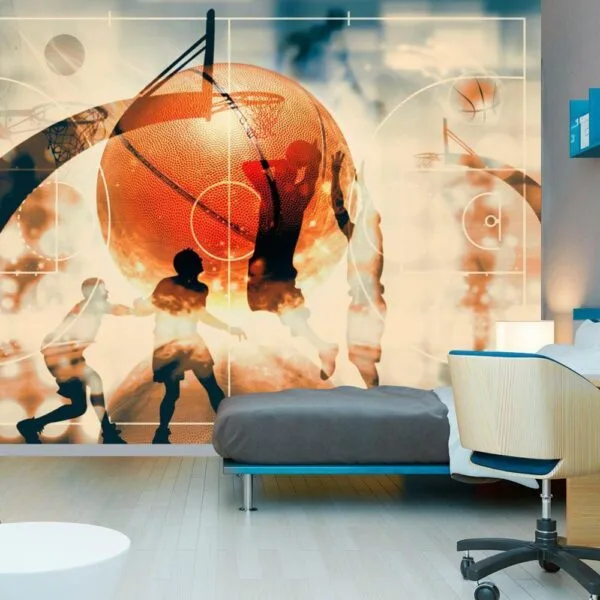 Fotobehang - I love basketball!