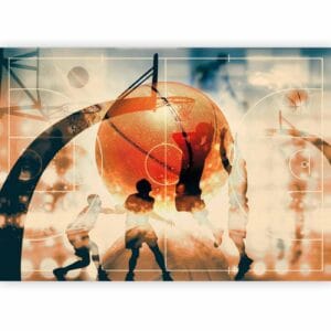 Fotobehang - I love basketball!