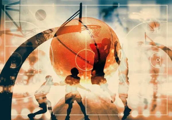 Fotobehang - I love basketball!