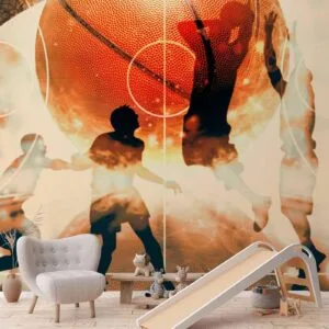Fotobehang - I love basketball!