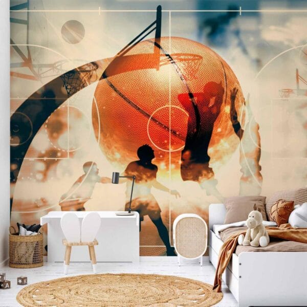 Fotobehang - I love basketball!