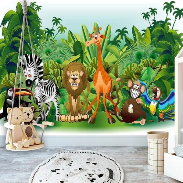 Fotobehang - Jungle Animals